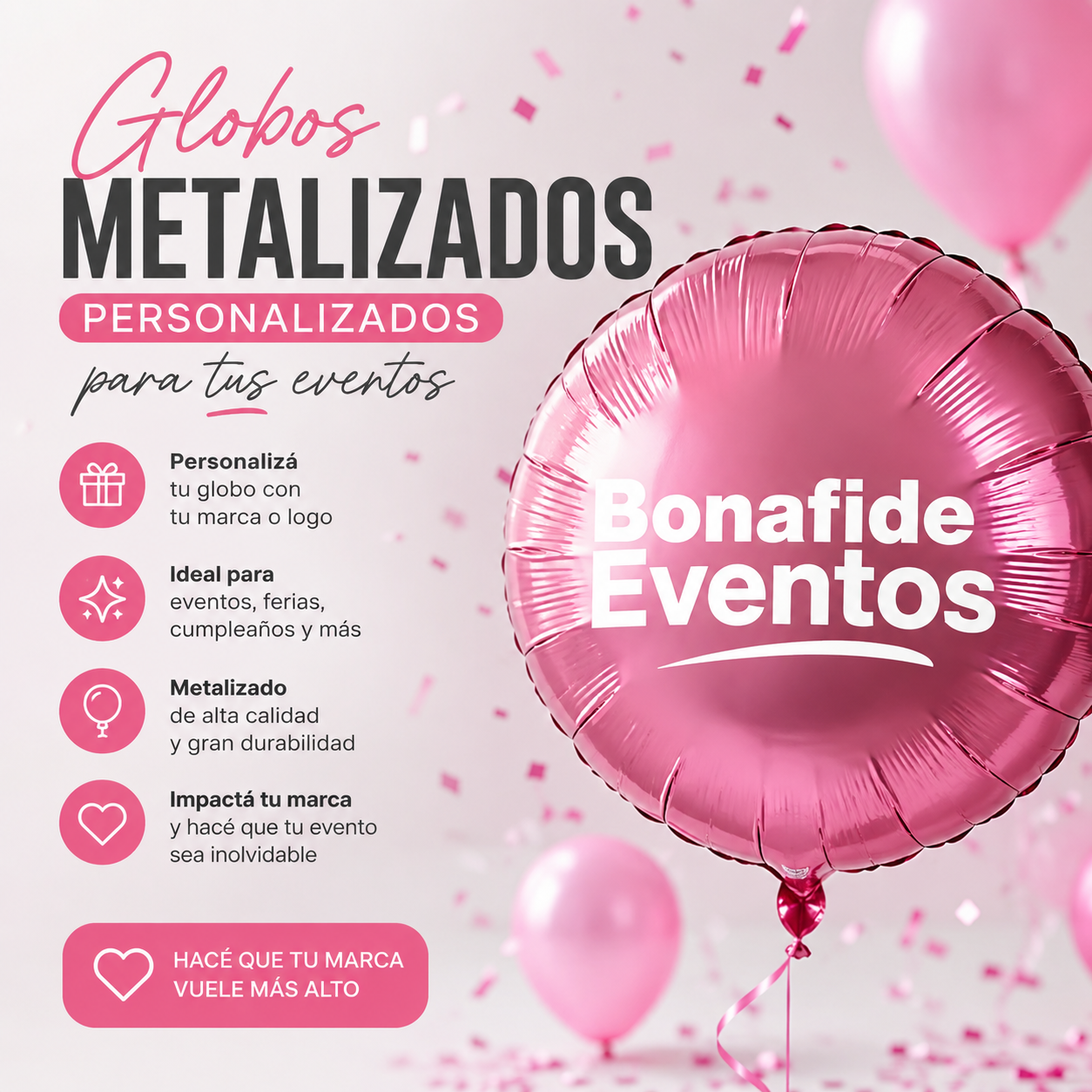 🎈 Globos Metalizados Personalizados 🎈
